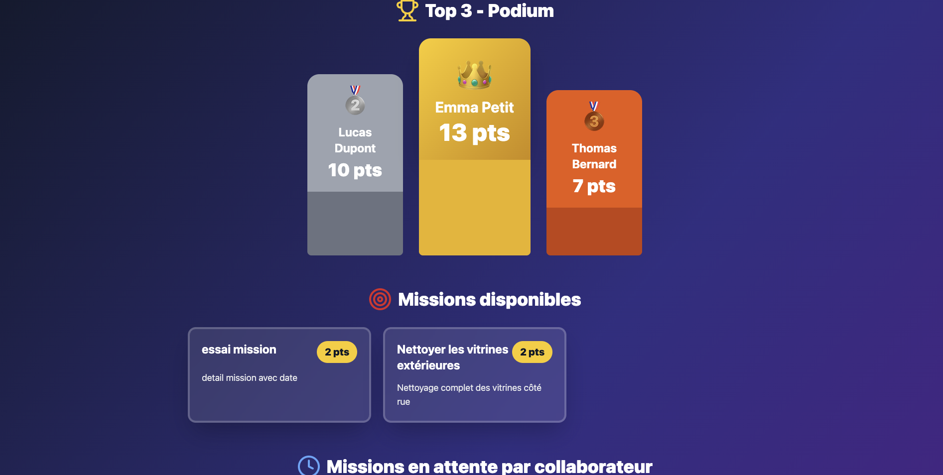 Affichage public MYCOM avec podium en magasin